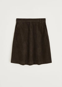 Aiayu Estelle Skirt Short Corduroy | Smokey Brown