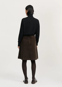 Aiayu Estelle Skirt Short Corduroy | Smokey Brown