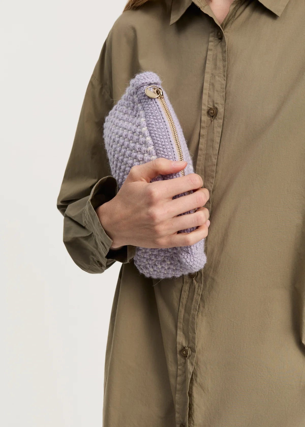 Aiayu Pouch Helen Classic Clutch |  Mix Misty Lilac / Albicant