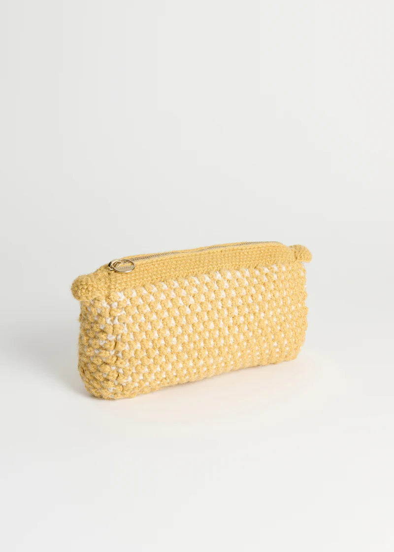 Aiayu Helen Classic Clutch |  Mix Yellow Stone/Albicant