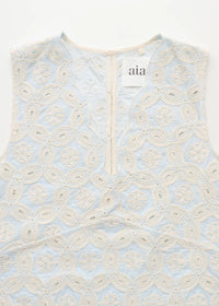 Aiayu Himani Top Embrodery | Blue Eyes