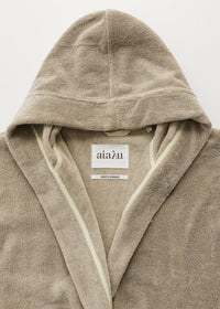 Aiayu Hooded Bathrobe Terry | Dried Linen | Badekåbe