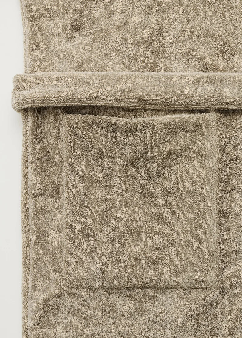 Aiayu Hooded Bathrobe Terry | Dried Linen | Badekåbe