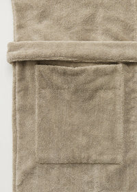 Aiayu Hooded Bathrobe Terry | Dried Linen | Badekåbe