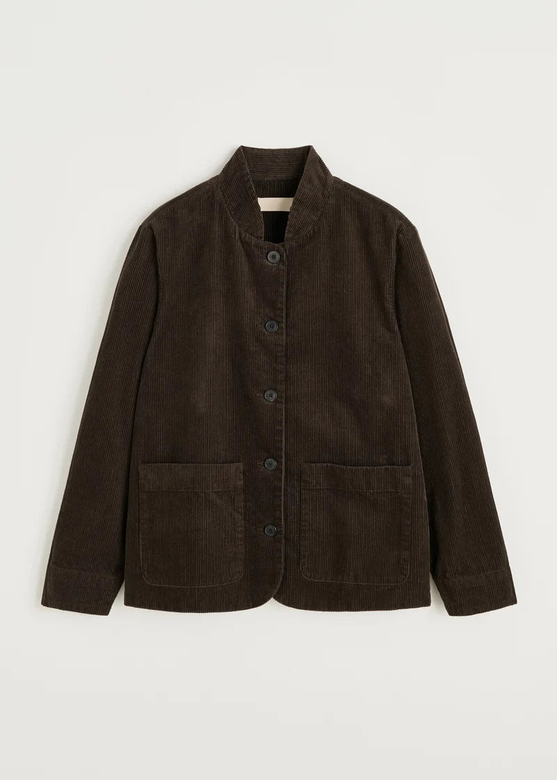 Aiayu Jacy Jacket Corduroy | Smokey Brown