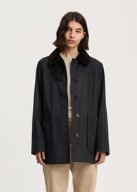Aiayu Jamie Jacket Ripstop Oilskin | Antracite