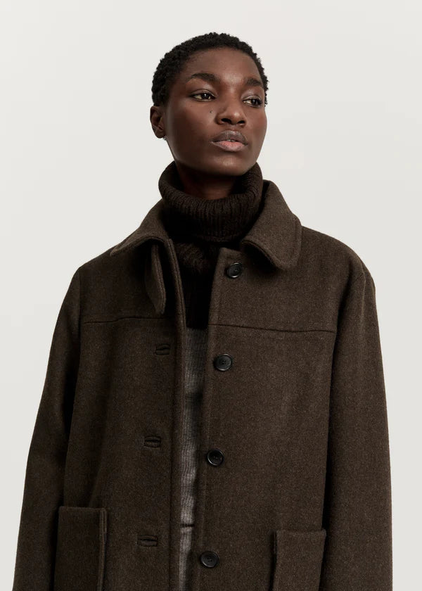 Aiayu Jamie Jacket Loden | Pure Dark Brown