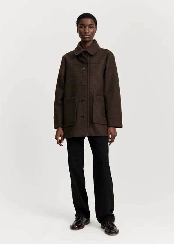 Aiayu Jamie Jacket Loden | Pure Dark Brown