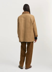 Aiayu Jamie Jacket Ripstop Oilskin Hybrid | Warm Khaki
