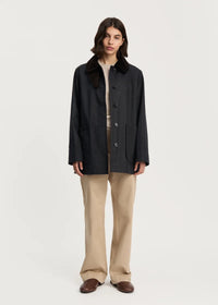 Aiayu Jamie Jacket Ripstop Oilskin | Antracite
