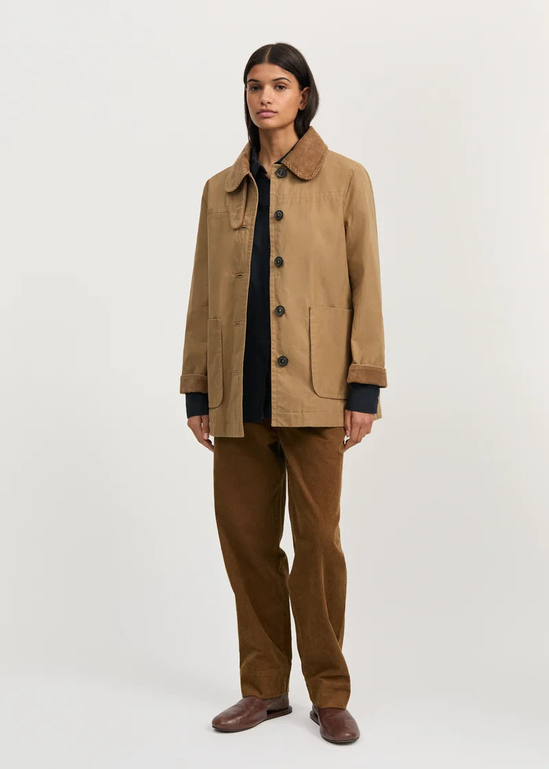 Aiayu Jamie Jacket Ripstop Oilskin Hybrid | Warm Khaki