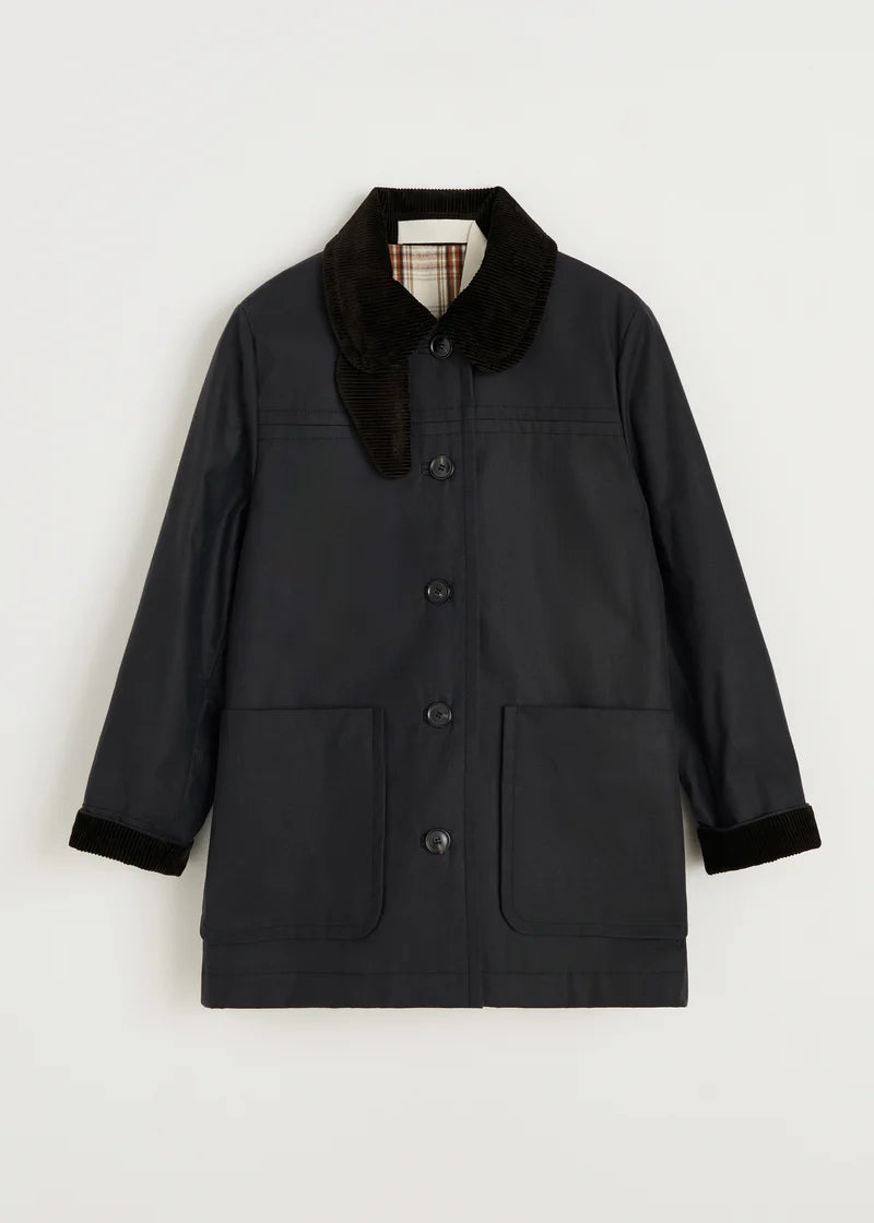 Aiayu Jamie Jacket Ripstop Oilskin | Antracite