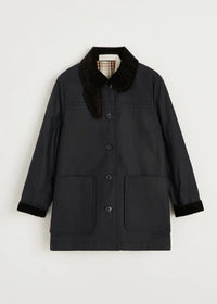 Aiayu Jamie Jacket Ripstop Oilskin | Antracite
