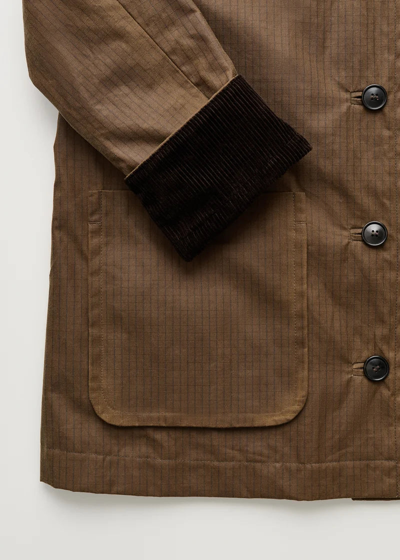 Aiayu Jamie Jacket Ripstop Oilskin | Bark