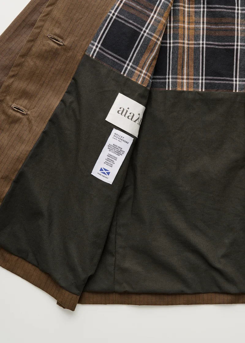 Aiayu Jamie Jacket Ripstop Oilskin | Bark