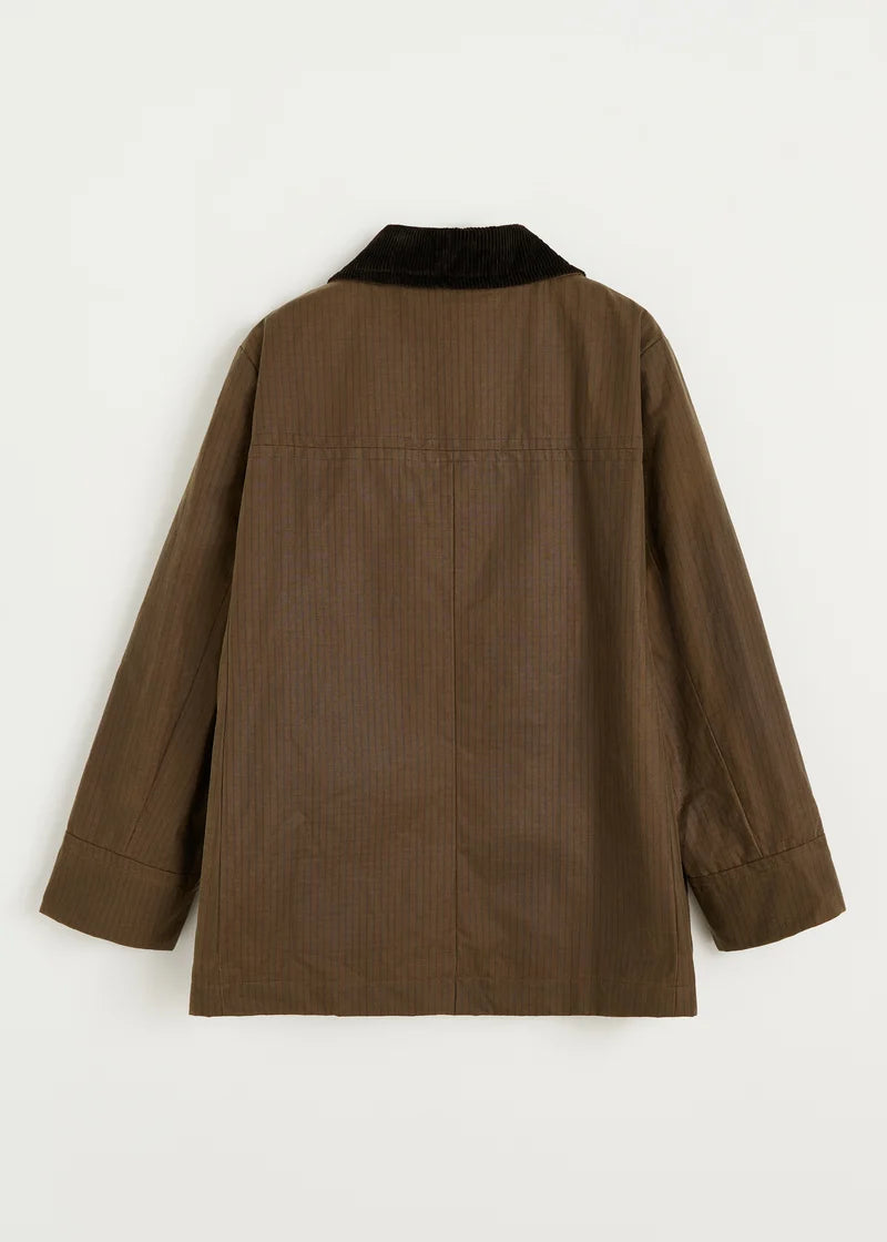 Aiayu Jamie Jacket Ripstop Oilskin | Bark