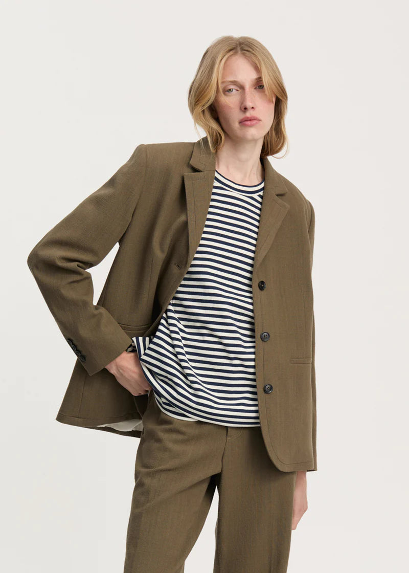 Aiayu Jason Jacket Cotton | Green Wood