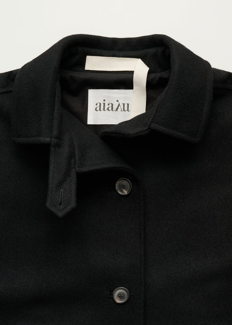 Aiayu Jo Coat Loden | Black