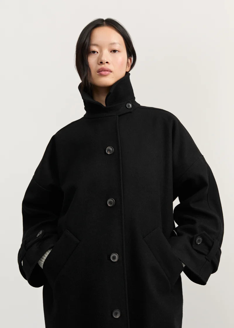 Aiayu Jo Coat Loden | Black