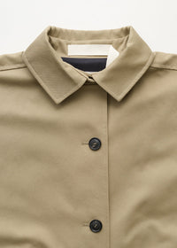 Aiayu Jo Coat Twill | Classic Khaki