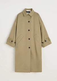 Aiayu Jo Coat Twill | Classic Khaki