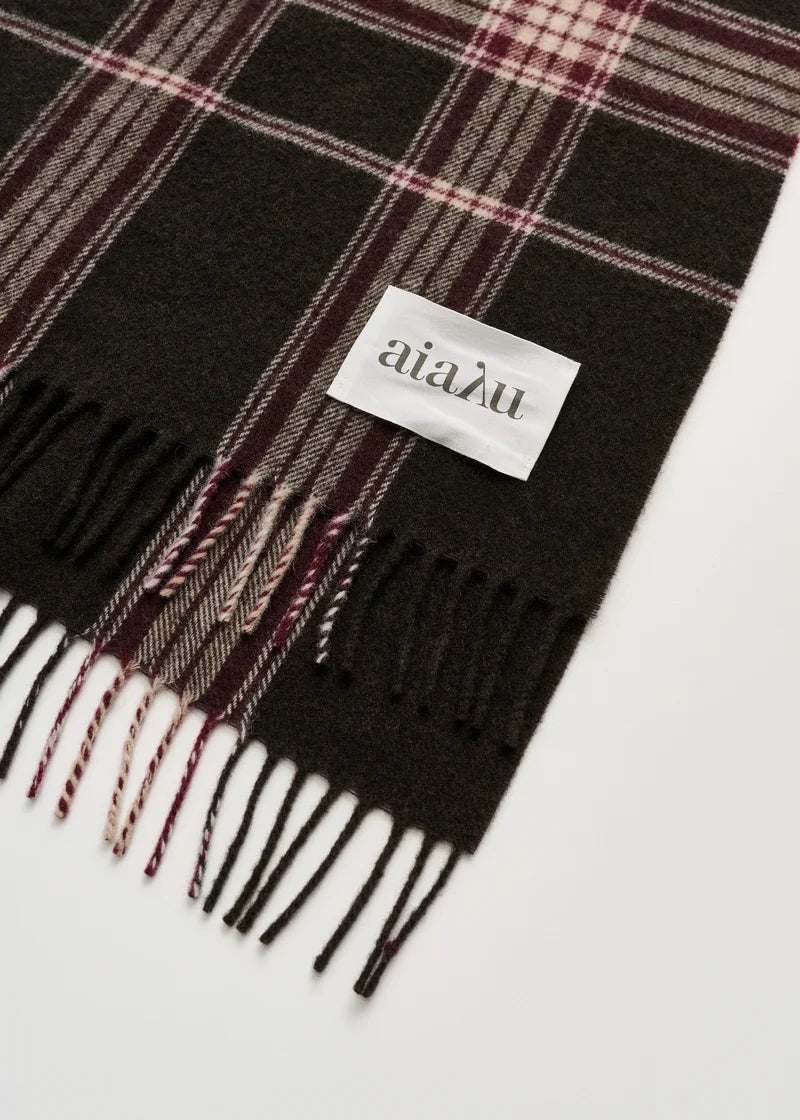 Aiayu Kaya Scarf | Mix Brown