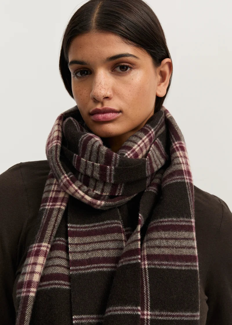 Aiayu Kaya Scarf | Mix Brown