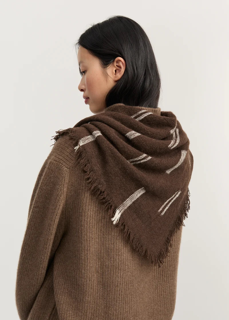 Aiayu Kiona Scarf Yak | Mix Pure Brown