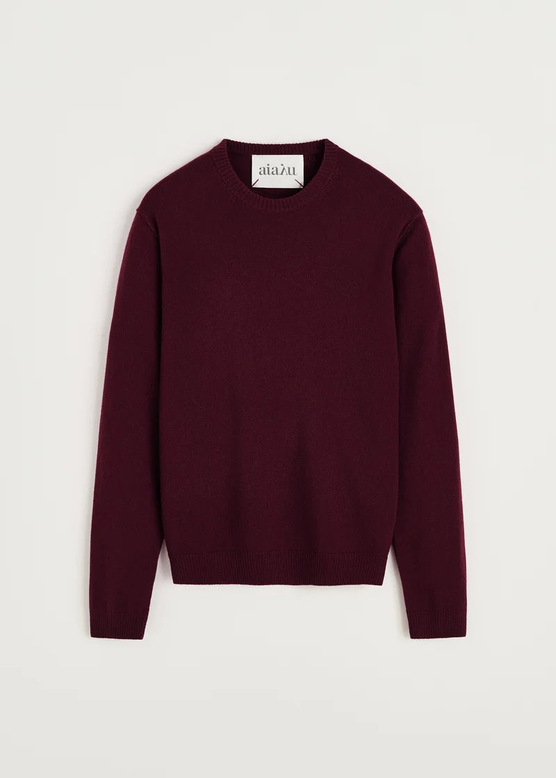 Aiayu Leonardo Sweater Cashmere | Bordeaux