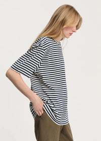 Aiayu Circular Striped Tee | Mix Night