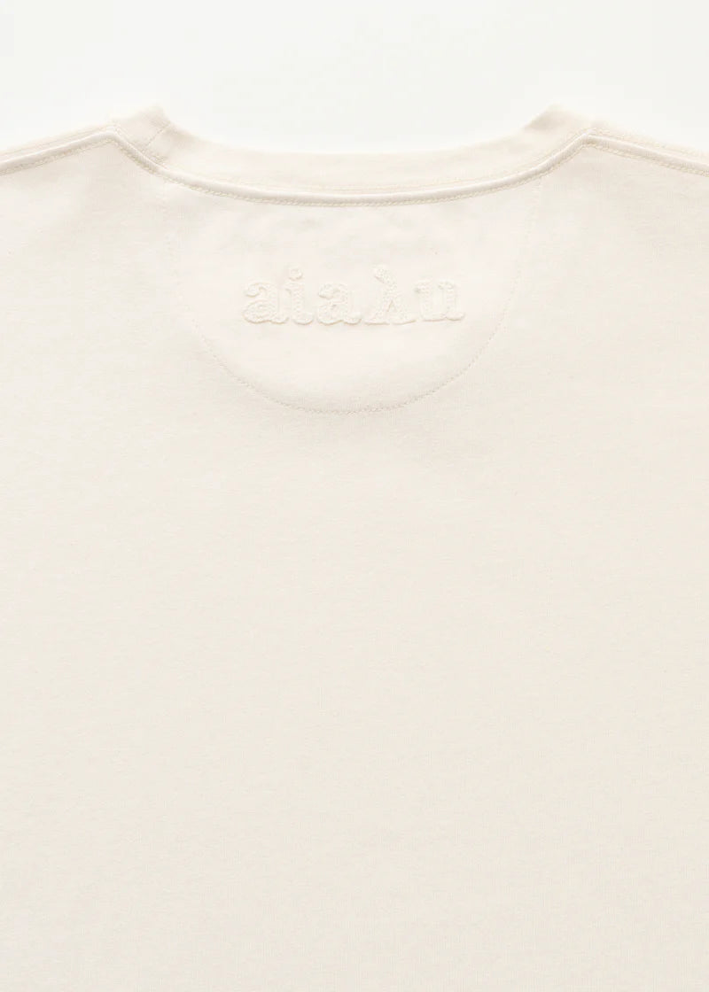 Aiayu Circular Tee | Pure Ecru