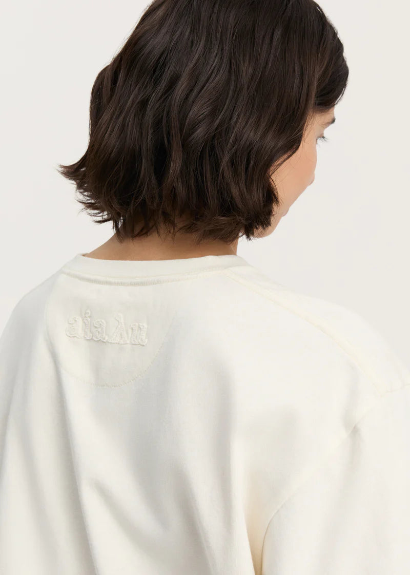 Aiayu Circular Tee | Pure Ecru