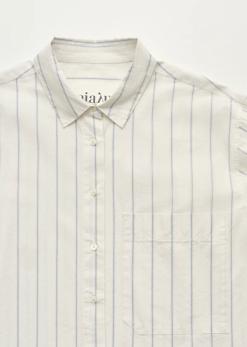 Aiayu Lynette Shirt | Champetra Mix French Blue