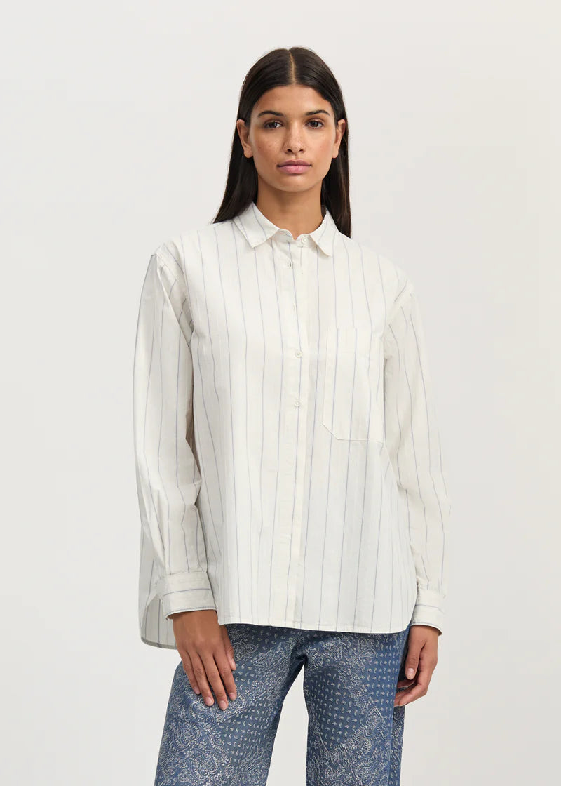 Aiayu Lynette Shirt | Champetra Mix French Blue