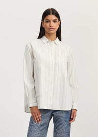 Aiayu Lynette Shirt | Champetra Mix French Blue