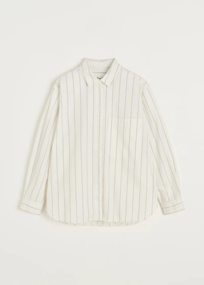 Aiayu Lynette Shirt | Champetra Mix French Blue