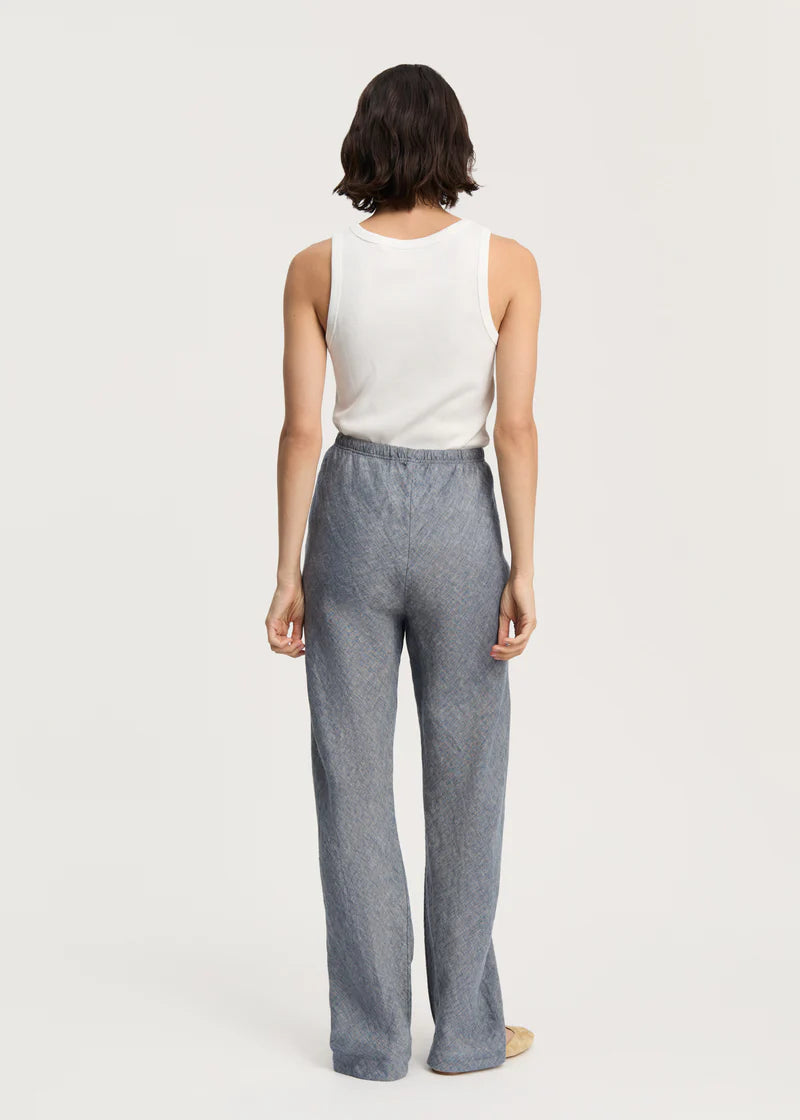Aiayu Mara Pant Linen | Night Sky