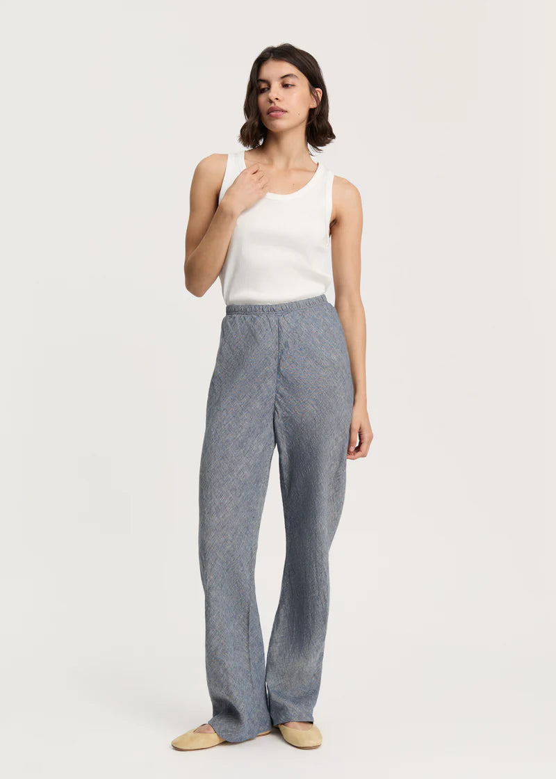 Aiayu Mara Pant Linen | Night Sky