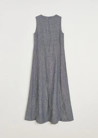 Aiayu Martha Dress Linen | Night Sky