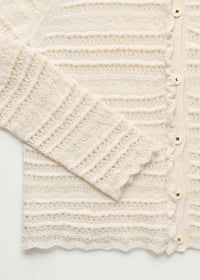 Aiayu Mateo Cardigan Pure Llama | Albicant