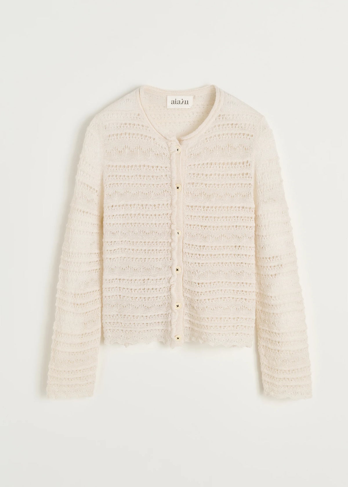 Aiayu Mateo Cardigan Pure Llama | Albicant