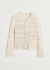 Aiayu Mateo Cardigan Pure Llama | Albicant