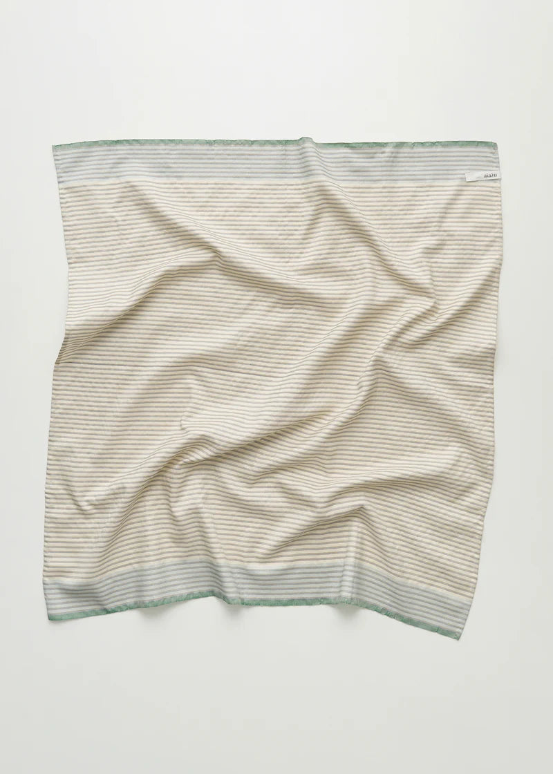 Aiayu Megha Scarf Pure Silk  | Mix Mint | Silketørklæde 65 x 65 cm.