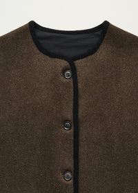 Aiayu Meha Vest Loden | Pure Dark Brown