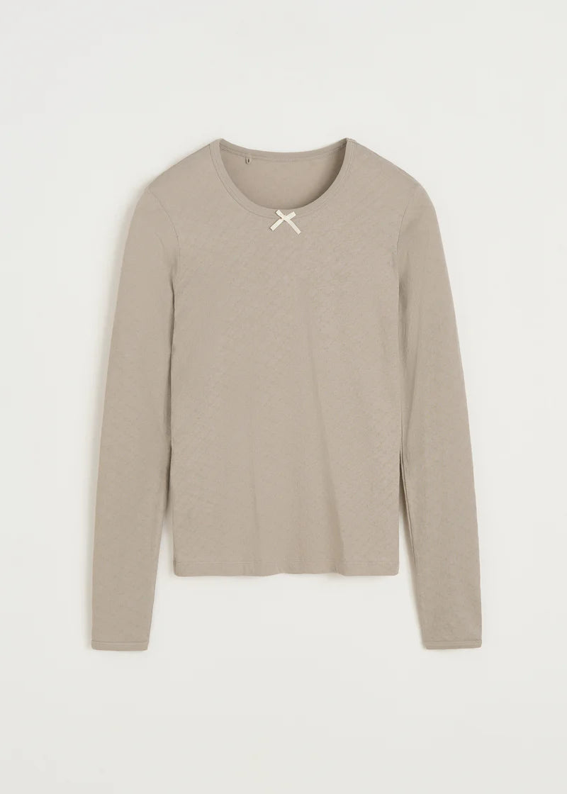 Aiayu Messhu long sleeve | Dried Herb | Bomuld