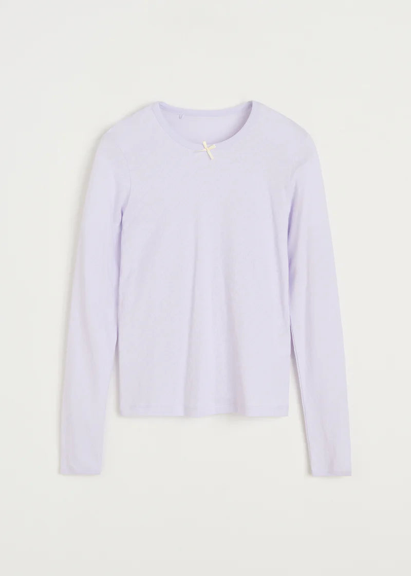 Aiayu Messhu long sleeve | Misty Lilac | Økologisk Bomuld
