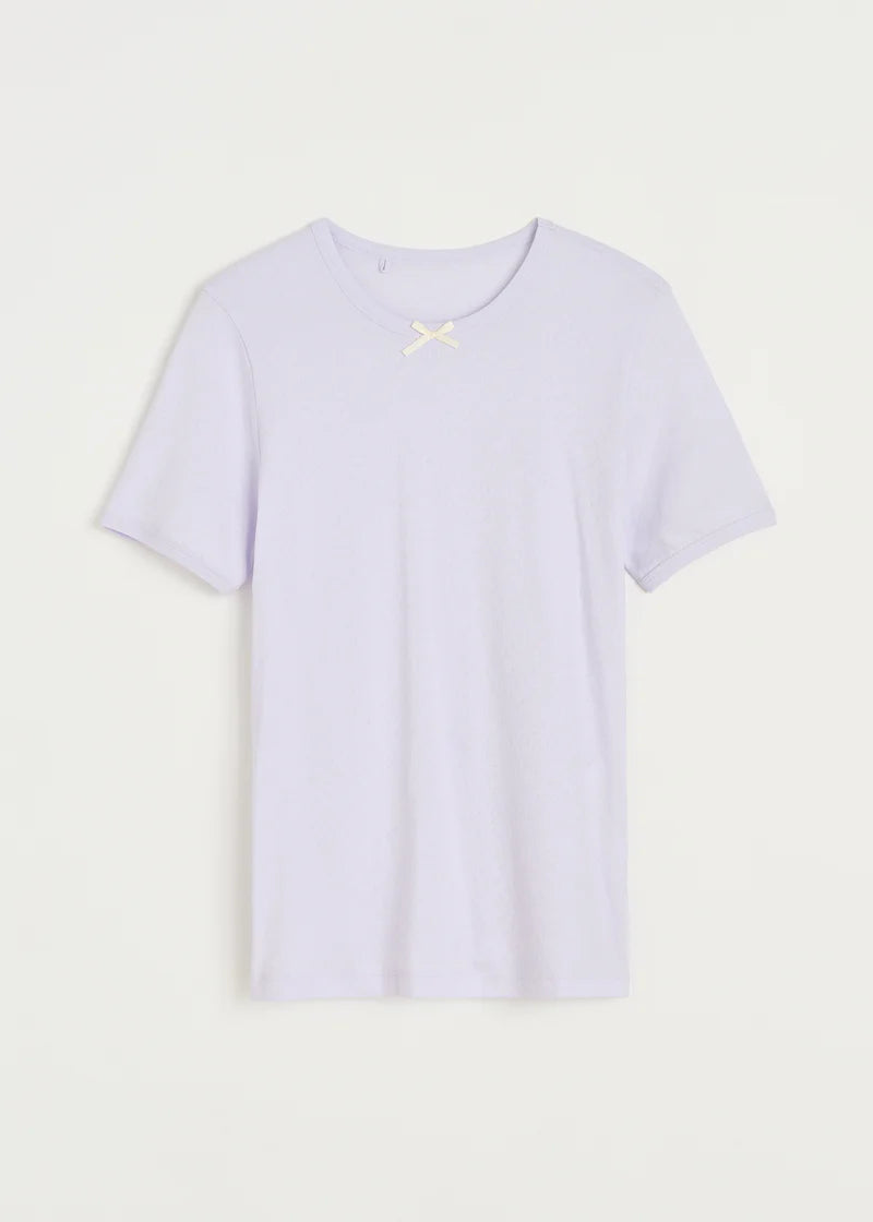 Aiayu Messhu Tee | Misty Lilac | Økologisk Bomuld