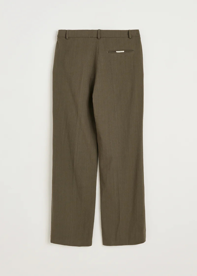 Aiayu Milo Pant Cotton | Green Wood