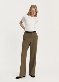 Aiayu Milo Pant Cotton | Green Wood