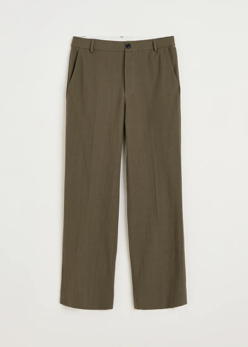 Aiayu Milo Pant Cotton | Green Wood